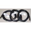 Lot of 3 MS9700 - Stage Professional Microphone Stands + 3 XLR 20&#039; Long Cables