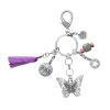 C.R. Gibson Women’s Accessories Keychain w/ Charms Butterfly / Tree / Wings HK1
