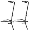 NEW On Stage XCG4 Black Tripod Guitar Stand, 2 Pack
