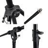 Microphone Stand Heavy-Duty Collapsible Tripod Boom Microphone Mic Stand, Height #4 small image