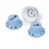 Sky Blue Pickup Covers Volume Tone Knob Switch Tip Set for Strat Guitar