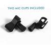 Ohuhu174; Microphone Stand Dual Mic Clip / Collapsible Tripod Boom Stand