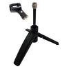 MS86 Desk Top Fold Up Microphone Stand Height Adjustable Free Mic Clip DP Stage #1 small image