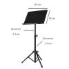 Heavy Duty Portable Adjustable Sheet Diameter 2.9 cm Music Stand iMS909 #1 small image
