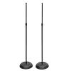 Professional Round Base Microphone Stand-Two Pack- New #1 small image