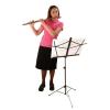 On Stage SM7122BB Folding Sheet Music Stand with Carrying Bag, Black - 3 Pack #4 small image