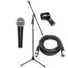 Vocal Microphone+Pro Trigger Mic Boom Stand+XLR Mic Cable+Clip Complete DP Stage #1 small image