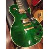 Wolf WLP 750T 2017 Transparent Green Electric Guitar #3 small image