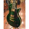 Wolf WLP 750T 2017 Transparent Green Electric Guitar #4 small image