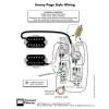 920D Jimmy Page Style Wiring Harness for Les Paul Bourns 500K Long Shaft Pots