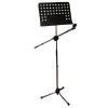 Pyle PMSM9 New Tripod Microphone Music Note Stand W/ Mic Boom Steel Construction