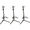 On-Stage Stands Push-Down, Spring-Up Locking Acoustic G... (3-pack) Value Bundle
