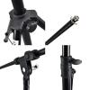 Microphone Stand Heavy-Duty Collapsible Tripod Boom Microphone Mic Stand Heig...