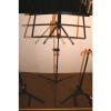 LOT OF 3- USED MUSICAL ITEMS- 2 GUITAR STANDS &amp; 1 SHEET MUSIC STAND ALL TOP QUAL #4 small image