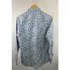 Smyth and Gibson Blue and Cream Shirt Size 38 RRP155 P64