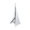 New DJ Speaker/Light Stand Scrim, Universal &amp; Mountable for Tripod Stands, White #1 small image