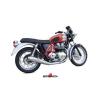COMPLETE EXHAUST RACING ZARD STEEL LOW MOUNTED FULL KIT TRIUMPH BONNEVILLE INJE. #1 small image