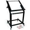 Rack mount Studio Equipment Mixer Stand Cart Stage Rolling Gear Effect Amp Music #1 small image