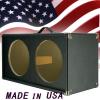 2x12 Guitar Speaker empty Cabinet Bronco black Tolex Strait front shape G2X12ST