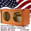 2x12 Guitar Speaker empty Cabinet Beauty Orange Texture Tolex G2X12ST BO #1 small image