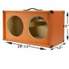 2x12 Guitar Speaker empty Cabinet Beauty Orange Texture Tolex G2X12ST BO #3 small image
