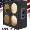 4x12 Guitar Speaker Empty Cabinet Black Carpet finish 440LIVE G4X12ST BC #1 small image