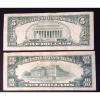 TWO OLD AVERAGE CIRCULATED 1995 $5 &amp; $10 FEDERAL RESERVE NOTES RICHMOND &amp; KANSAS #2 small image