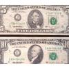 TWO OLD AVERAGE CIRCULATED 1995 $5 &amp; $10 FEDERAL RESERVE NOTES RICHMOND &amp; KANSAS