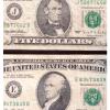 TWO OLD AVERAGE CIRCULATED 1995 $5 &amp; $10 FEDERAL RESERVE NOTES RICHMOND &amp; KANSAS #5 small image