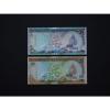 MALDIVES BANKNOTES  -  BEAUTIFUL SET OF TWO QUALITY NOTES   * GEM UNC *