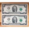 Two of 2009 USA $2 Two Dollar Paper Money Bank Note - No Tax #1 small image