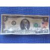 Uncirculated1976 $2 Two Dollar Bill Federal Reserve Note with Cancellation Stamp #1 small image