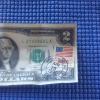 Uncirculated1976 $2 Two Dollar Bill Federal Reserve Note with Cancellation Stamp #3 small image