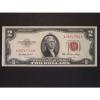 1953 $2 (TWO DOLLARS) FEDERAL RESERVE NOTE - CURRENCY – RED SEAL #1 small image