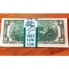 2 DOLLAR 10 sequentially numbered CRISP BILLS,TWO $ NOTES CURRENCY $2 MONEY ROW. #2 small image
