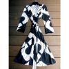 new Diane von Furstenberg NEW JULIAN TWO Wrap Silk Dress in CHAIN LINK HUGE