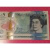 Two 2 x Polymer RARE NEW £5 Pound Notes - AM58  Series Consecutive Serial No UNC