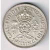 GREAT BRITIAN 1943 FLORIN TWO SHILLINGS GEORGE VI FOREIGN SILVER COIN NICE GRADE #1 small image