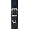 D&#039;Addario - Planet Waves Guitar Strap  Leather  Black  Belt Buckle Style