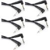 Planet Waves PW-CGTP-105 Classic Series Patch Cable - 6... (5-pack) Value Bundle