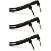 Planet Waves PW-CGTPRA-03 Classic Series Patch Cable - ... (3-pack) Value Bundle