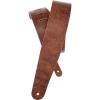 D&#039;Addario Planet Waves Blasted Leather Guitar Strap Brown