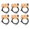 Planet Waves 10&#039; Classic Series Instrument Cable - w/Ri... (6-pack) Value Bundle