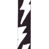 D&#039;Addario Planet Waves Graffiti Bolts Guitar Strap - Black &amp; White