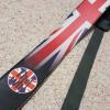 Planet Waves The Who Bullseye Logo&#039;d 2.5&#034; Leather Guitar Strap
