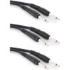 Planet Waves PW-CGTP-01 Classic Series Patch Cable - 1&#039;... (3-pack) Value Bundle