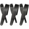Planet Waves 25LS00-DX 2.5&#034; Classic Leather with Stitch... (3-pack) Value Bundle