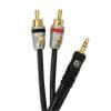 Planet Waves PW-MP-05 Dual RCA to 1/8 Stereo Cable ipod cable FREE U.S. Shipping