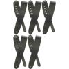 Planet Waves 25BL00 2.5&#034; Basic Classic Leather Guitar S... (5-pack) Value Bundle
