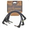 D&#039;ADDARIO PLANET WAVES CLASSIC PATCH CABLES 3 x 6&#034; PW-CGTP-305 LEAD NEW SIX INCH